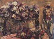 Lovis Corinth Wilhelmine with Flowers (nn02) oil painting picture wholesale